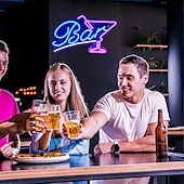 Χαμηλού Κόστους Neon LED Φώτα-oktoberfest bar led νέον φωτεινό κοκτέιλ δημιουργικό σχέδιο λογότυπο usb powered led φώτα διακόσμηση πάρτι για το σπίτι μπαρ κλαμπ υπνοδωμάτιο usb κρεμαστό φωτιστικό τοίχου 1 τμχ