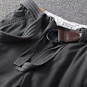 cheap Outdoor-Men&#039;s Tactical Shorts Cargo Shorts Shorts Buttons Drawstring Multi Pocket Plain Wearable Short Outdoor Daily Camping &amp; Hiking Fashion Classic Black White