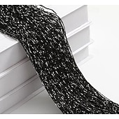 economico Tende macrame e stringa-Tenda con paillettes per decorazioni per la casa per porta, tende a fili per porta, 39x79 pollici sospese, divisorio per camera da letto cieco, soggiorno, pannello a parete per finestra, fondali con