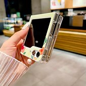 Недорогие Чехлы для Samsung-телефон Кейс для Назначение SSamsung Galaxy Z-флип 6 Z Flip 5 Кейс на заднюю панель Ультратонкий Защита от удара 3D в мультяшном стиле ТПУ