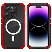economico Cover per iPhone-telefono Custodia Per iPhone 16 15 14 Pro Max Plus iPhone 15 14 Pro Max Copertura Posteriore Custodia ad adsorbimento magnetico Traslucido Supporta la Ricarica Wireless Resistente agli urti PC