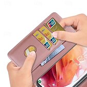 tanie Etui do telefonów Samsung-telefon Kılıf Na Samsung Galaxy S24 Ultra Plus S23 S22 S21 S20 Ultra Plus FE A55 A35 A25 A15 5G A54 A34 A14 A72 A52 A32 A22 A12 A53 A33 A23 A13 S25 Ultra Osłona tylna Z podpórką Magnetyczne z paskiem
