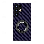 preiswerte Samsung-Handyhülle-Handyhülle für Samsung Galaxy S25 Ultra Rückenschale mit Ständerhalter Unterstützung für kabelloses Laden Schlagfest PC Metall