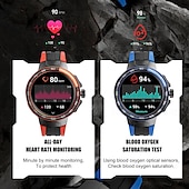 preiswerte Intelligente Armbänder-696 EX103 Smartwatch 1.55 Zoll Smart-Armband Bluetooth Schrittzähler Anruferinnerung Schlaf-Tracker Kompatibel mit Android iOS Herren Freisprechanlage Nachrichterinnerung IP 67 47mm Uhrengehäuse