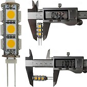 ieftine Lumini LED Bi-pin-becuri led g4 bi-pin 13-5050 smd 2w bec led g4 12v dc bază bi-pin becuri interioare super luminoase pentru rv barcă lumini cabinet lumini peisaj iluminat 10buc