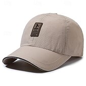 preiswerte Baseballkappe für Herren-Herren Cap Basecap Sonnenhut Kappe Schwarz Weiß Polyester Modisch Brautkleider schlicht Strasse Täglich Buchstabe Einstellbar Sonnenschutz Atmungsaktiv