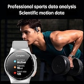 Χαμηλού Κόστους Smartwatch-696 QW49 Εξυπνο ρολόι 1.39 inch Έξυπνο ρολόι Bluetooth ΗΚΓ + PPG Βηματόμετρο Υπενθύμιση Κλήσης Συμβατό με Android iOS Γυναικεία Άντρες Κλήσεις Hands-Free Υπενθύμιση Μηνύματος IP 67 Θήκη ρολογιού 47mm
