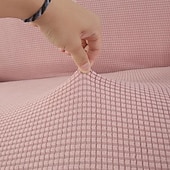 economico Copertura del divano futon-Copridivano letto senza braccioli in tessuto jacquard 3 diverse dimensioni fodere per decorazioni per divano in velluto di mais protezione elasticizzata copripanca elastico