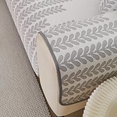 cheap Sofa Cover-Fishbone Chenille Sofa Mat Sofa Cushion Solid Color Non-slip Soft Comfy