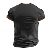 economico Magliette di Halloween-Halloween Per uomo Orrore gotico Moto Maglietta Manica Corta maglietta Stampa 3D Mezza zip Camicia Retrò Vintage Streetwear Casuale Quotidiano Nero Estate Primavera Abbigliamento S M L XL XXL XXXL