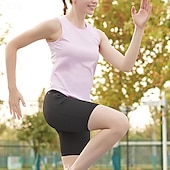 abordables Camisetas y Tops de Correr-Mujer Camiseta sin mangas de entrenamiento Camiseta sin mangas Running Camiseta sin mangas de gimnasio Sin Mangas Chalecos Casual Ropa Deportiva Transpirable Secado rápido Suave Entrenamiento de