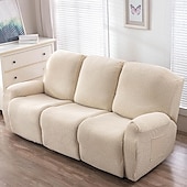 abordables Housse de fauteuil inclinable-housse de canapé inclinable résistante à l&#039;eau, housse de canapé à siège unique, housse de fauteuil, housse de massage antidérapante, couverture complète pour garçon paresseux