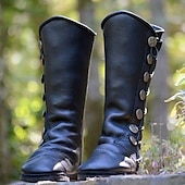 levne obuv-Středověké Renesanční Boty Ren Faire Viking Křižák Dámské Pirát Steampunk předvečer Všech svatých Karneval Plesová maškaráda Večírek LARP Ren Faire Dospělé Boty