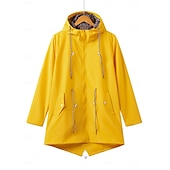 cheap Outdoor Jackets-Women's Hiking Raincoat Raincoat Outdoor Waterproof Quick Dry Lightweight Jacket Camping / Hiking / Caving Traveling Blue Black Yellow Pink Red