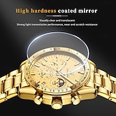 cheap Quartz Watches-OLEVS Men Quartz Watch Outdoor Fashion Casual Wristwatch Luminous Calendar Waterproof Decoration Steel Watch