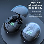 economico Cuffie TWS wireless-Cuffie Wireless Semi-in-ear PRO ONE Stereo Bluetooth a Lunga Durata a Doppia Faccia