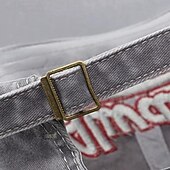 billiga Baseballkeps herr-Herr Basebollkeps Solhatt Trucker Hat Svart Gul Bomull Broderad Mode Ledigt Gata Dagligen Bokstav Justerbara Solskyddskräm Andningsfunktion