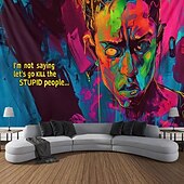 olcso művészeti kárpitok-utcai graffiti trippy függő kárpit fal művészet nagy kárpit falfestmény dekoráció fénykép háttér takaró függöny otthon hálószoba nappali dekoráció