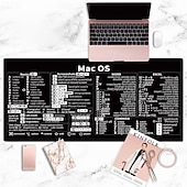 cheap Home Supplies-Anti-Slip Keyboard Pad, Quick Key Super Large Keyboard Anti Slip Pads, Keyboard Anti Slip Pads, Shortcuts Mouse Pad Large Water-Proof with Office Software Shortcuts Pattern