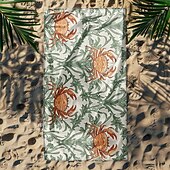 abordables ensembles de serviettes de plage-serviette de plage série palmiers couvertures confortables 100 % microfibre serviette de plage surdimensionnée, 35 &quot;x 70&quot;, grande serviette de bain pour adolescents adultes, séchage rapide,