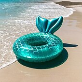 Недорогие Водные игрушки-Всё для игры с водой Надувные игрушки и бассейны Нетоксичный Геометрический узор PVC Пляж Семья на открытом воздухе лето Все Взрослые