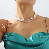 voordelige Kettingen en hangers-1 stuk Ketting For Dames Straat Dagelijks Legering Retro