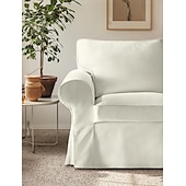 cheap Sofa Cover-Cotton 1 Seat Chair Sofa Cover with Cushion Cover , Replacement  Armchair Cover 1 Seat Couch Slipcover for Dogs, Replacement Sofa Furniture Protector  LITB PRIME cover Ektcover