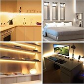 economico Strisce luminose USB-DC 5v usb cob strip 320leds/m nastro flessibile corda striscia luce bianco caldo bianco naturale lampada da notte tv retroilluminazione striscia led 1m 2m 3m 4m 5m decorazioni per la casa