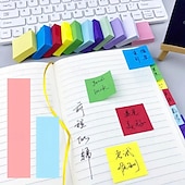 お買い得  事務用品-色付きキューブ付箋ミニins自己粘着付箋紙インデックスノート