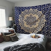billiga Mandala Tapestry-mandala bohemisk väggtepp konst dekor filt gardin hängande hem sovrum vardagsrum sovsal dekoration boho hippie psykedelisk blommig blomma lotus indisk