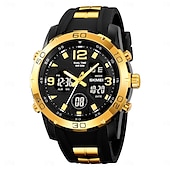 abordables Relojes digitales-SKMEI Hombre Reloj Digital Al Aire Libre Deportes Moda Reloj Casual Luminoso Cronómetro Despertador Calendario TPU Reloj