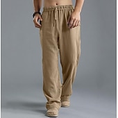 abordables Fondos-Medieval Renacimiento pantalones piratas Pirata Vikingo Color sólido Hombre Vikingo Pirata Víspera de Todos los Santos Carnaval Vacaciones Fiesta / Noche LARP Adulto Pantalones Primavera verano