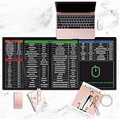 cheap Home Supplies-Anti-Slip Keyboard Pad, Quick Key Super Large Keyboard Anti Slip Pads, Keyboard Anti Slip Pads, Shortcuts Mouse Pad Large Water-Proof with Office Software Shortcuts Pattern