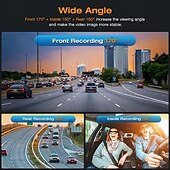 voordelige Auto DVR&#039;s-2.45 drievoudige opname 1080p720p480p loop video hd tachograaf