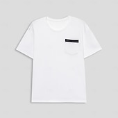 ieftine Tricouri și maieuri pentru bărbați de elită-Bărbați Grafic Tricou Tee Top Manșon scurt Tricou Stil Nautic Cămașă Modă Exterior Casual Stradă Casual Zilnic Alb Bleumarin Primavara vara Îmbrăcăminte S M L XL XXL