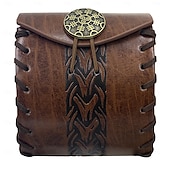 abordables Accesorios y más-Punk y gótico Medieval siglo 17 bolsa Bolsa de cinturón Bolsa de dados caballero celta élfico Hombre Mujer Unisexo Celta Vikingo Carnaval Mascarada Víspera de Todos los Santos Mascarada Adulto Maleta