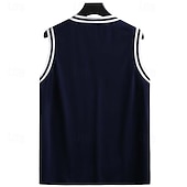 voordelige Hardloop T-shirts en Tanktops-Voor heren Training tanktop Hardlooptanktop Fitness tanktop Lapwerk Mouwloos Ves / Mouwloos Casual Sportkleding Effen Sneldrogend Zacht Ademend Sportschooltraining Wandelen Joggen Sportkleding