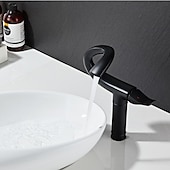 abordables Robinets de lavabo-Robinet lavabo - Classique Plaqué Montage Extérieur Mitigeur un trouBath Taps