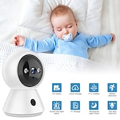 זול מצלמות רשת IP פנימיות-מצלמת IP 1080P HD מיני אלחוטי גלאי תנועה ראיית לילה עם אודיו פנימי דִירָה תמיכה