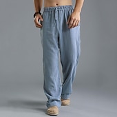 abordables Fondos-Medieval Renacimiento pantalones piratas Pirata Vikingo Color sólido Hombre Vikingo Pirata Víspera de Todos los Santos Carnaval Vacaciones Fiesta / Noche LARP Adulto Pantalones Primavera verano