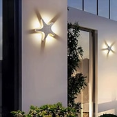 economico applique da esterno-applique da parete per esterni a led bianco caldo metallo paese americano semplice plafoniera per bambini 10w creatività moderna forma stella marina ragazza scuola materna sala giochi studio 110-240v
