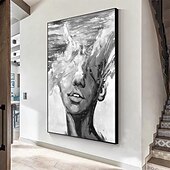 preiswerte Ölgemälde-abstrakte Dame Malerei handgemalte Frau Gesicht Ölgemälde Kunstwerk Frau Leinwand Dekor handgemalte Wandkunst Frau Meer Sturm Leinwand Ölgemälde Kunst gesichtslose Porträt Malerei nackt Ölgemälde