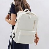 olcso Főiskolai hátizsákok-Uniszex nagy kapacitású laptop hátizsák több rekesszel – vízálló minimalista utazó- és iskolatáska főiskolára, munkába vagy napi ingázásra