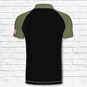  4 juillet 2026, 250e anniversaire Homme Drapeau Américain anciens combattants Polo Chemise de golf Manche Courte Polos Chemises à Col Vêtements de rue Vêtements de vacances Tenues de fête Impression
