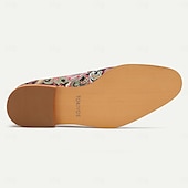 economico Mocassini in pelle premium-Mocassini da uomo in pelle di vacchetta premium con motivo paisley: eleganti scarpe eleganti slip-on per occasioni formali e casual