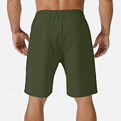 baratos Shorts de moletom-Homens Shorts de moletom Calção Shorts de verão Bolsos Com Cordão Cintura elástica Tecido Conforto Curto Esportes Diário Para Noite Moda Casual Preto Verde Micro-Elástica