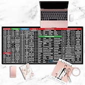 cheap Home Supplies-Anti-Slip Keyboard Pad, Quick Key Super Large Keyboard Anti Slip Pads, Keyboard Anti Slip Pads, Shortcuts Mouse Pad Large Water-Proof with Office Software Shortcuts Pattern