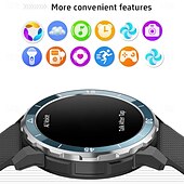 tanie Smartwatche-696 LC315B Inteligentny zegarek 1.27 in Inteligentny zegarek Bluetooth Krokomierz Powiadamianie o połączeniu telefonicznym Rejestrator snu Kompatybilny z Android iOS Damskie Męskie Odbieranie bez