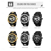 abordables Relojes digitales-SKMEI Hombre Reloj Digital Al Aire Libre Deportes Moda Reloj Casual Luminoso Cronómetro Despertador Calendario TPU Reloj