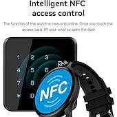 Χαμηλού Κόστους Smartwatch-Έξυπνο ρολόι hk85 1.43 amoled bt call nfc παρακολούθηση υγείας πάντα σε οθόνη παρακολούθηση αθλητικών έξυπνων ρολογιών γυμναστικής